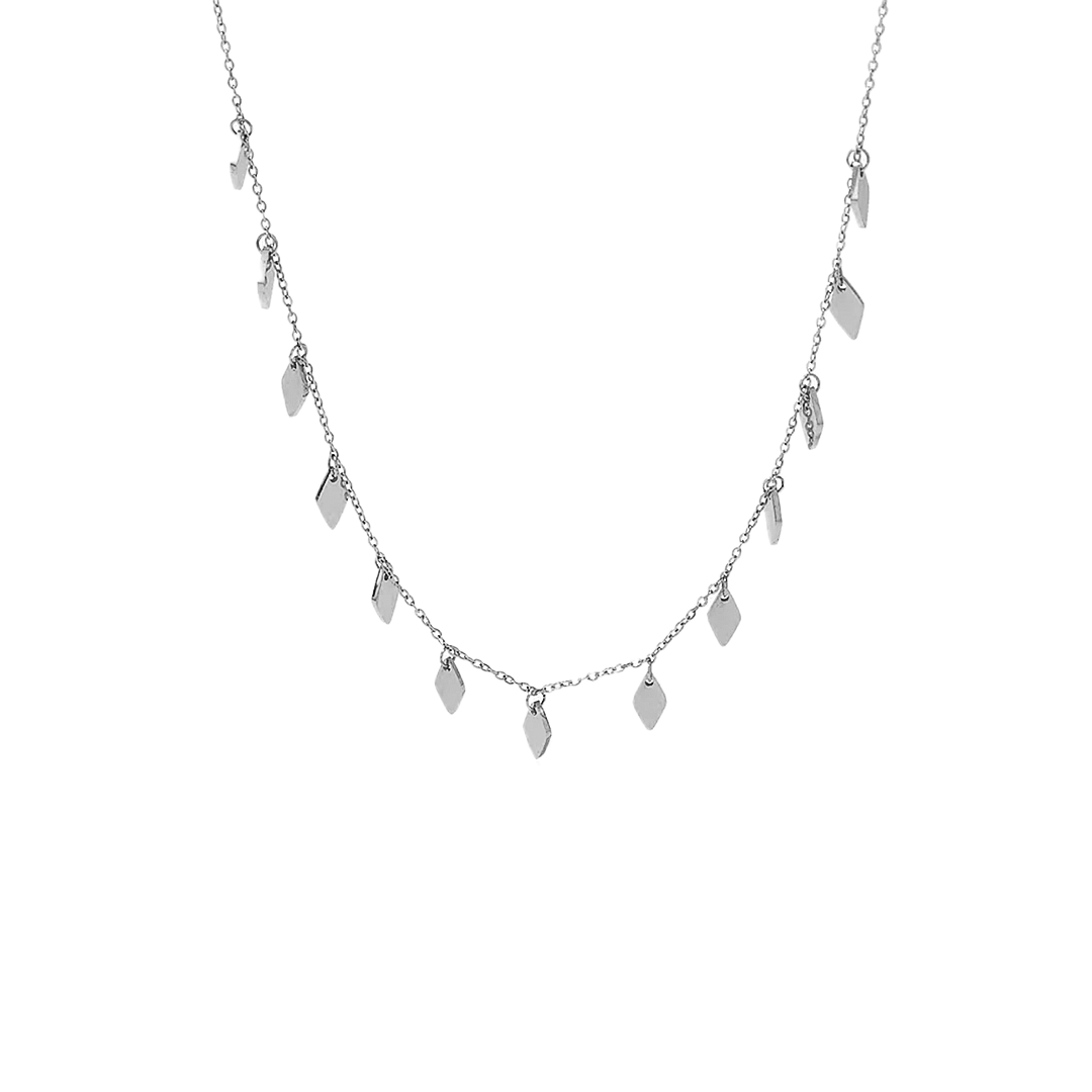 Collar rombos colgantes