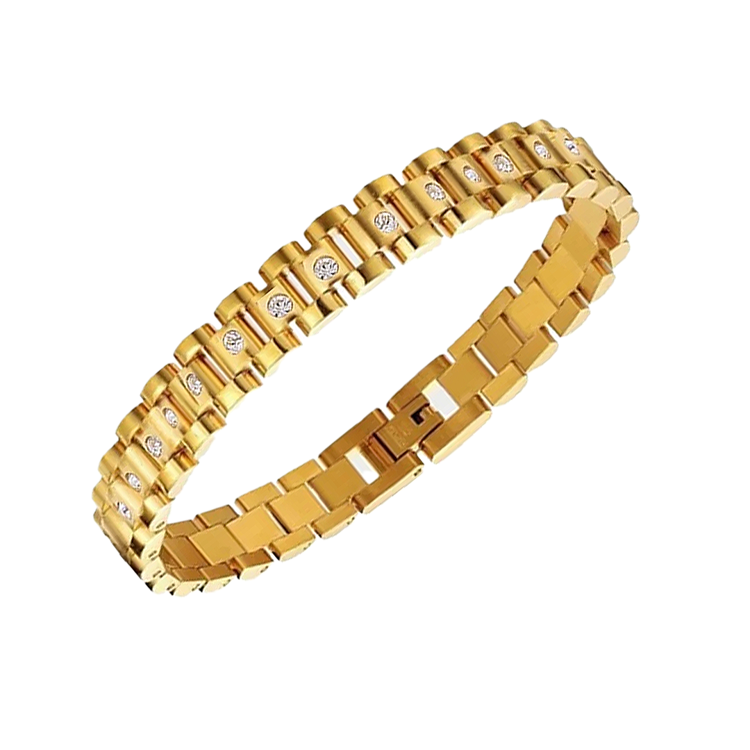 Pulsera Ontario con incrustaciones