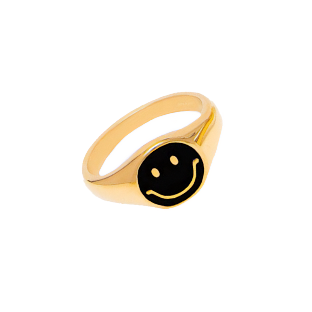 Anillo Happy negro