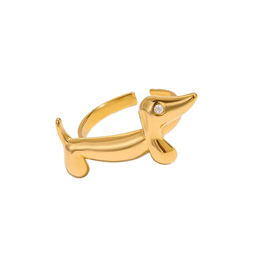 Anillo perro salchicha