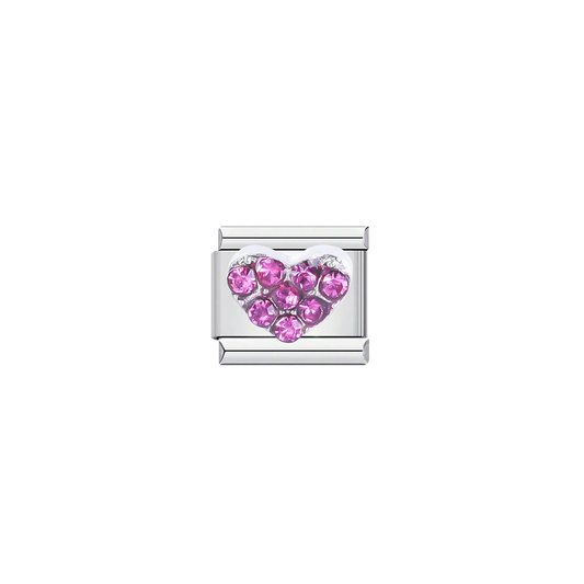 Charm pink heart