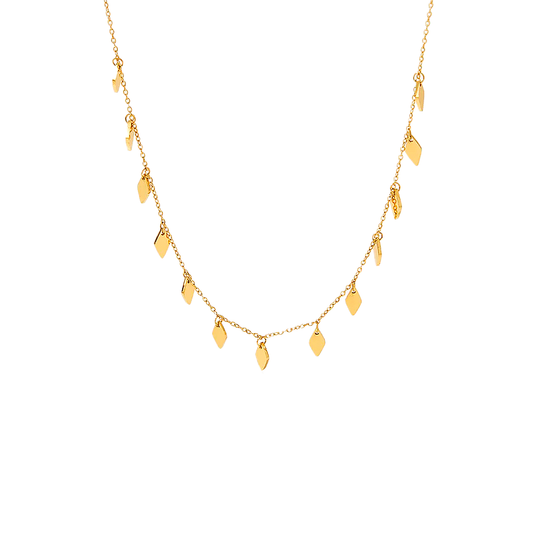 Collar rombos colgantes