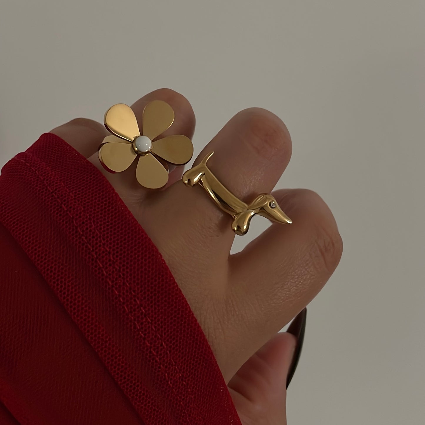 Anillo perro salchicha