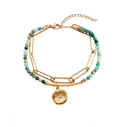 Pulsera Boho con destello