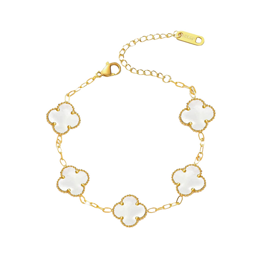 Pulsera Lotus blanca