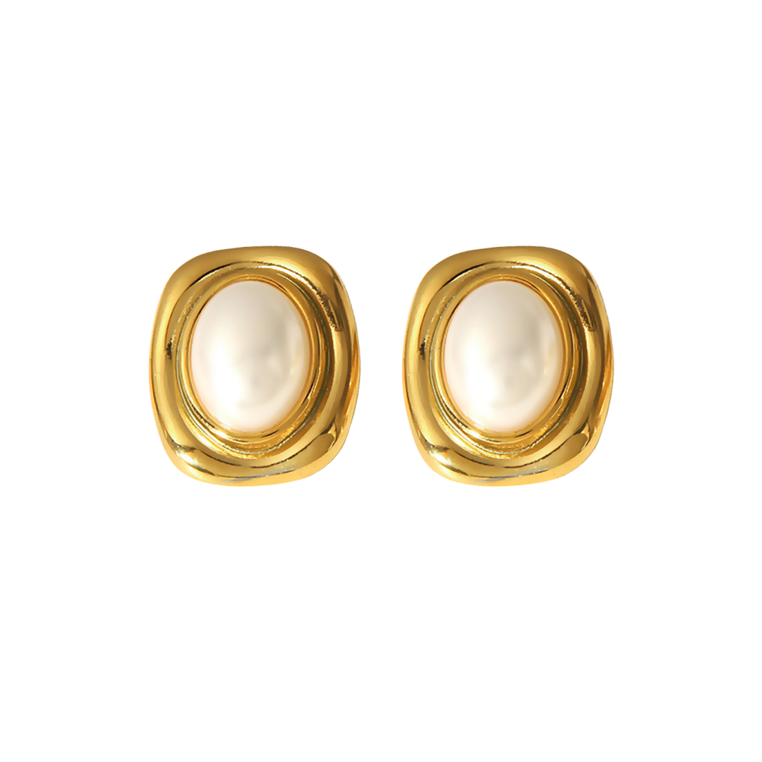 Aretes Priscila perla