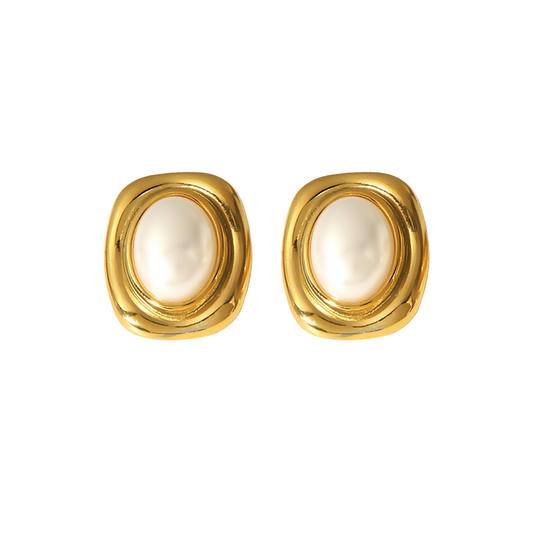 Aretes Priscila perla