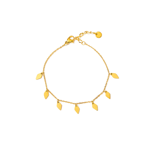 Pulsera rombos colgantes